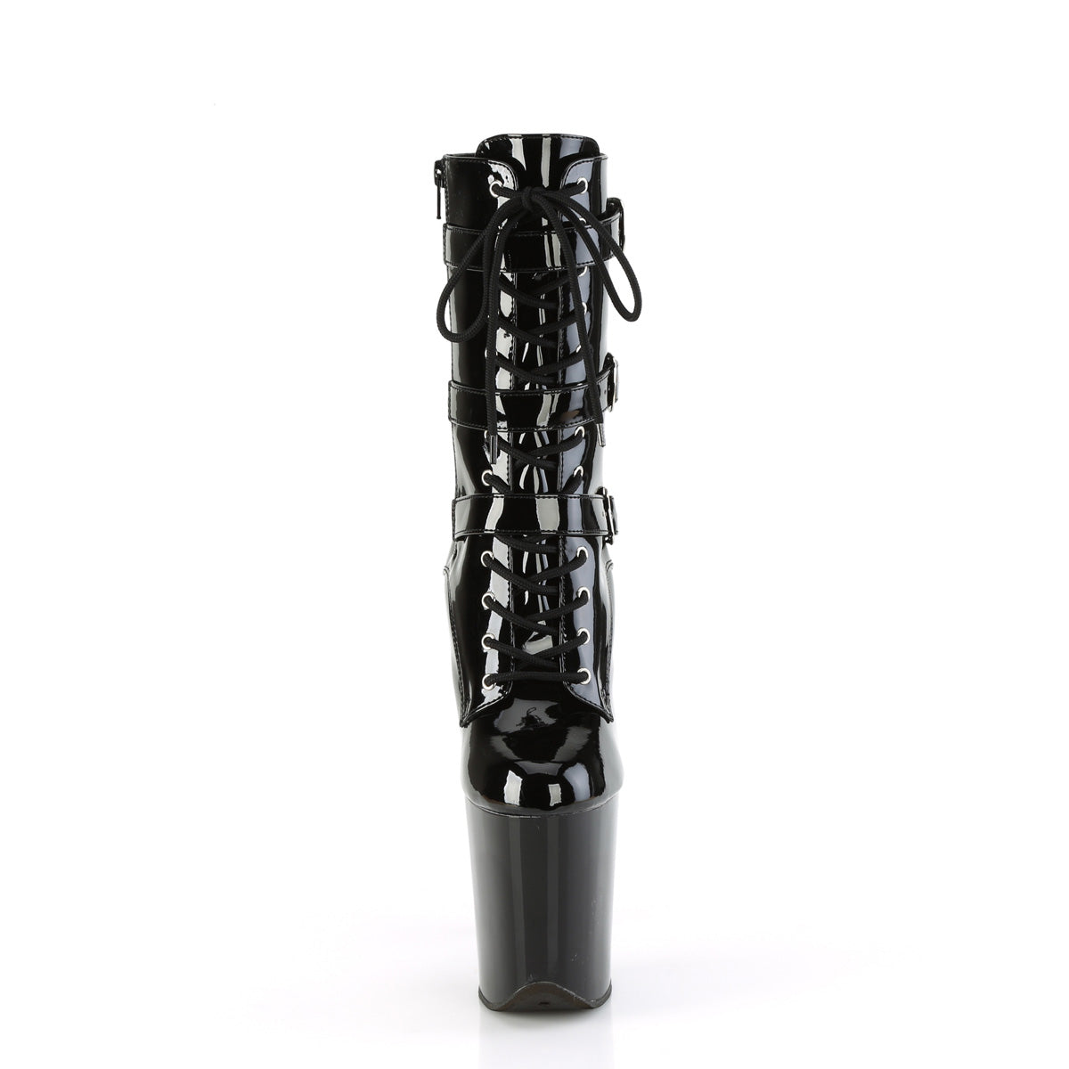 Pleaser   FLAMINGO-1043 BLK PAT / BLK