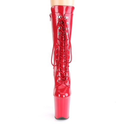 Pleaser Bottines pour femmes FLAMINGO-1050 Pat rouge / rouge