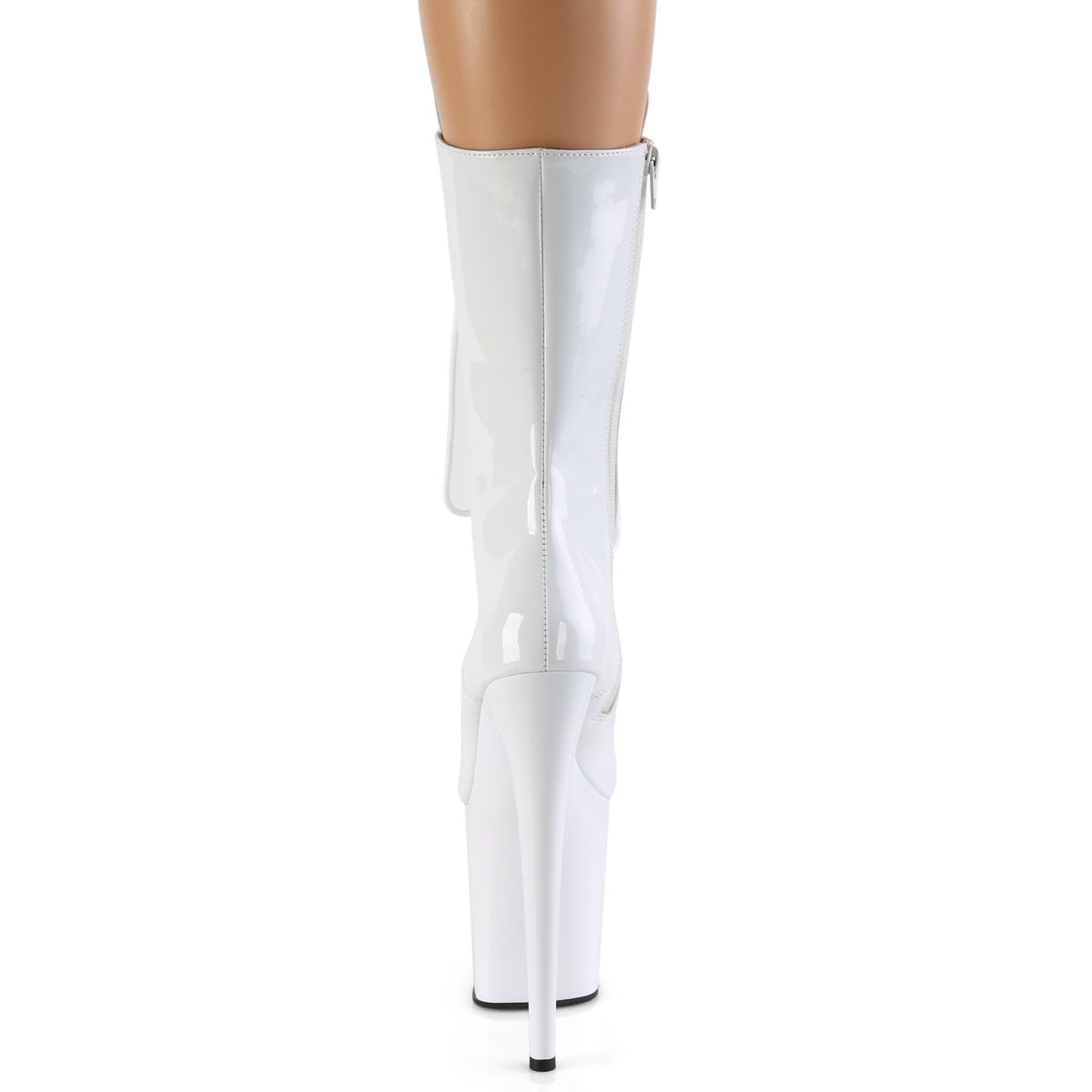 Pleaser Bottines pour femmes FLAMINGO-1050 wht pat / wht