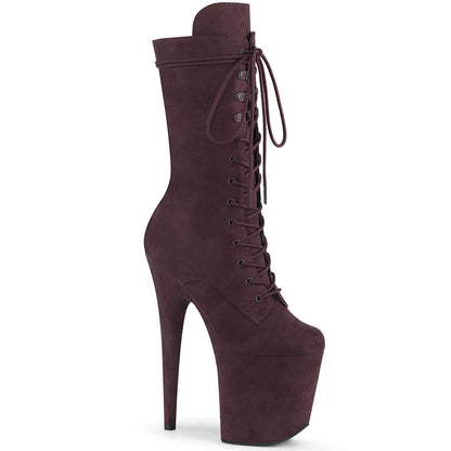Pleaser Bottines pour femmes FLAMINGO-1050FS Brown Faux Suisse / Brown Faux Suisse