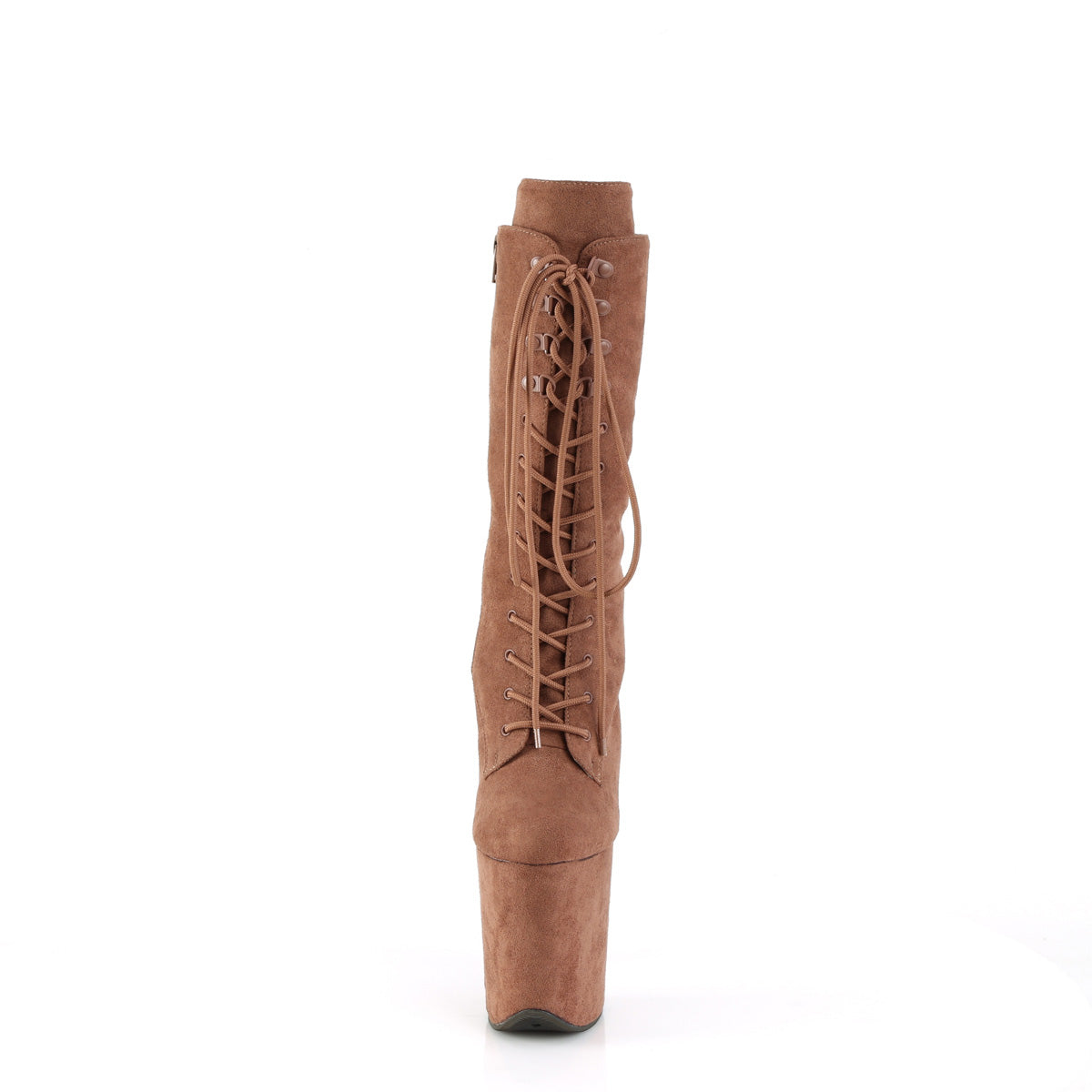 Pleaser  Ankle Boots FLAMINGO-1050FS Caramel Faux Suede/Caramel Faux Suede
