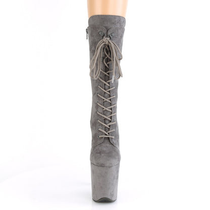 Pleaser Bottines pour femmes FLAMINGO-1050FS gris faux daim / daim fausse gris