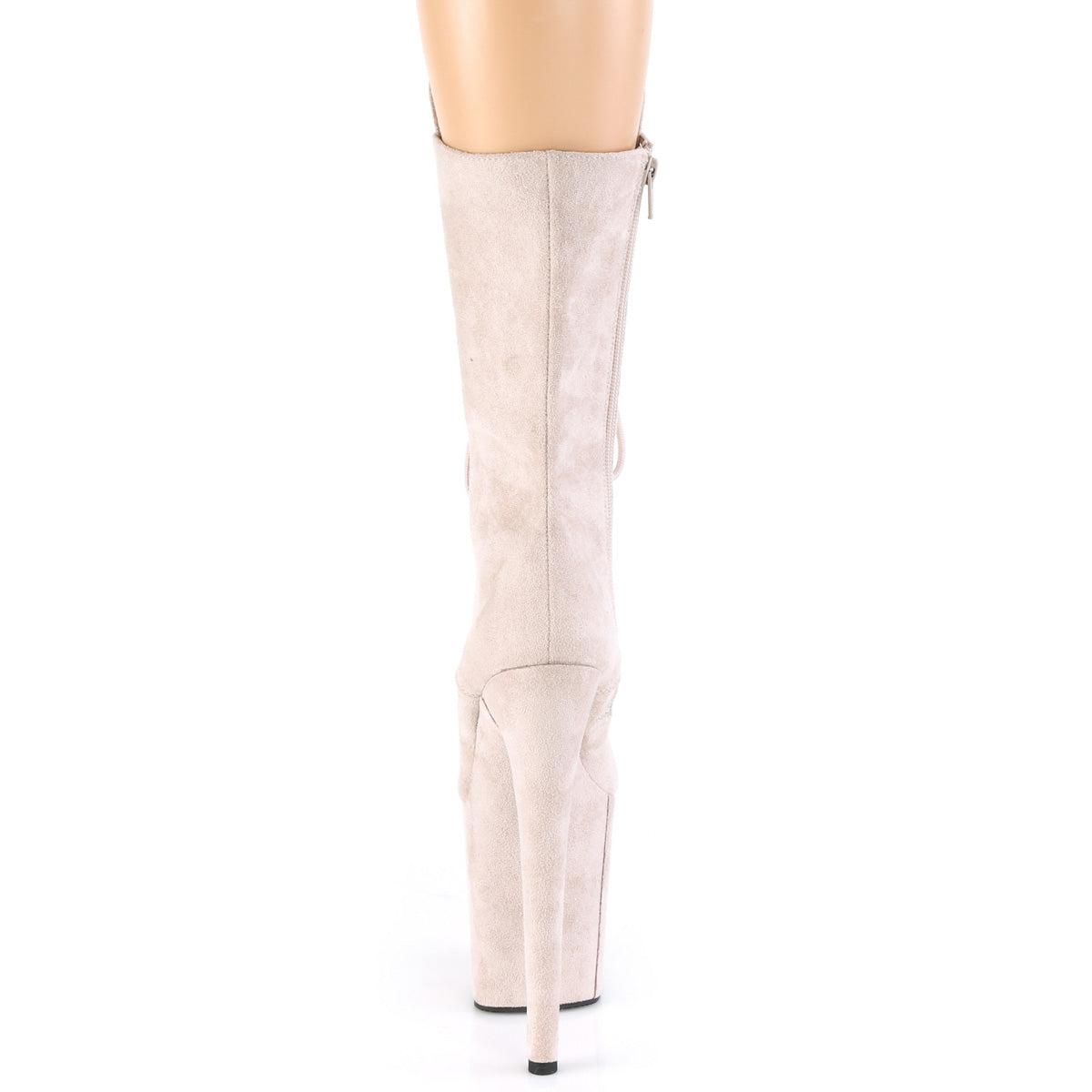 Pleaser Bottines pour femmes FLAMINGO-1050FS Nu Faux Suede / Suede Faux Nude