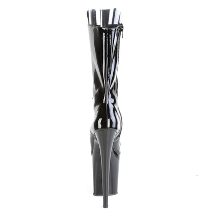 Pleaser Bottines pour femmes FLAMINGO-1051 BLK PAT / BLK