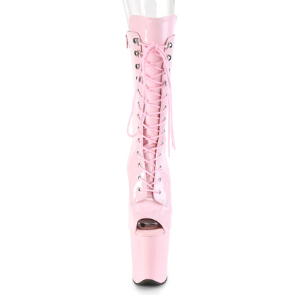 Pleaser Bottines pour femmes FLAMINGO-1051 B. PAT / B rose. Rose