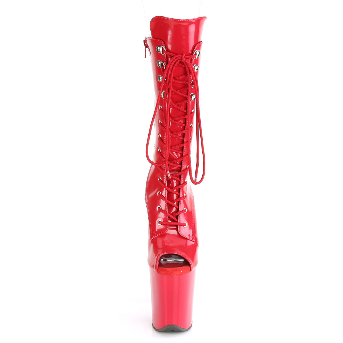 Pleaser Bottines pour femmes FLAMINGO-1051 Pat rouge / rouge
