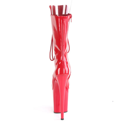 Pleaser Bottines pour femmes FLAMINGO-1051 Pat rouge / rouge