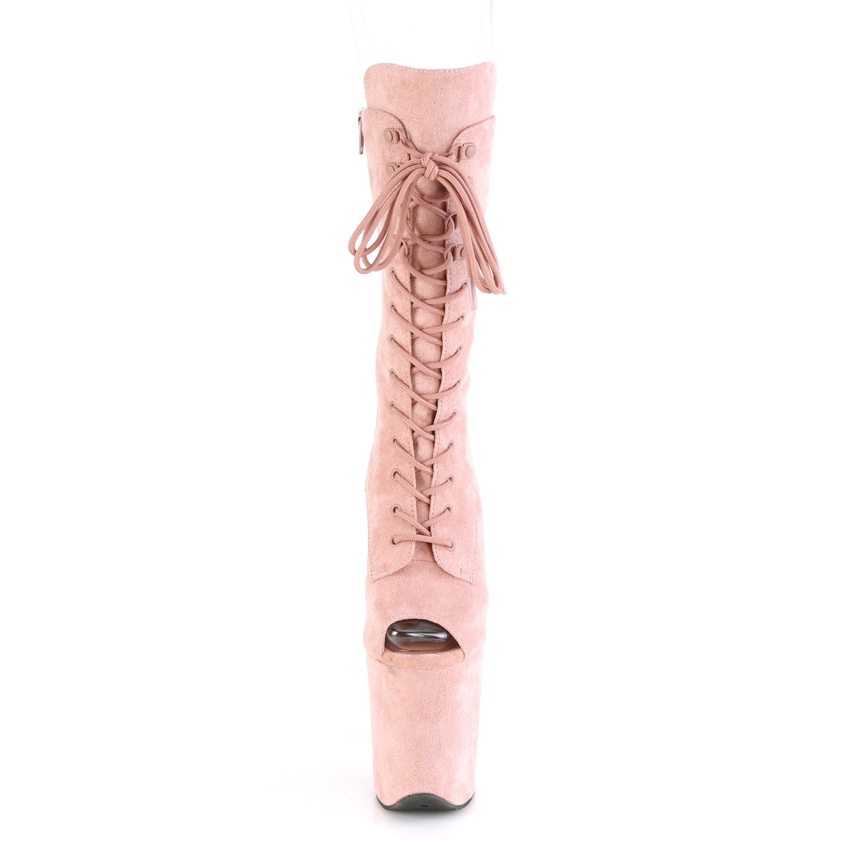 Pleaser Bottines pour femmes FLAMINGO-1051fs poussiéreux blush F. daim / blush poussiéreux F. daim