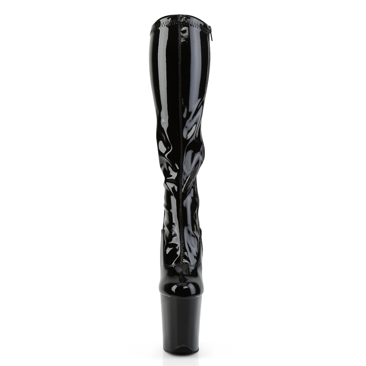 Pleaser Bottes pour femmes FLAMINGO-2000 blk str pat / blk