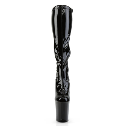 Pleaser Bottes pour femmes FLAMINGO-2000 blk str pat / blk