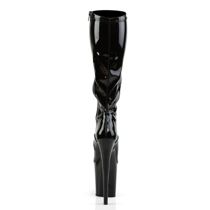 Pleaser Bottes pour femmes FLAMINGO-2000 blk str pat / blk