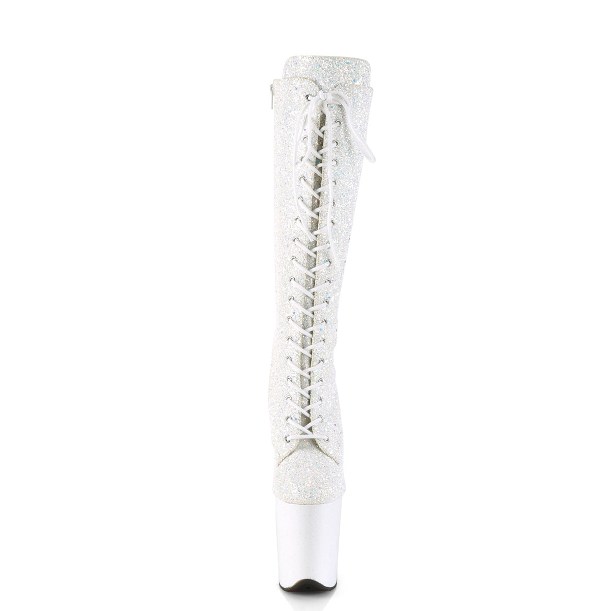 Pleaser Bottes pour femmes FLAMINGO-2020mg wht multi gameter / blk
