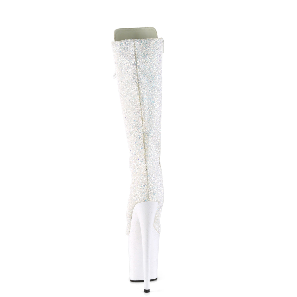 Pleaser Bottes pour femmes FLAMINGO-2020mg wht multi gameter / blk