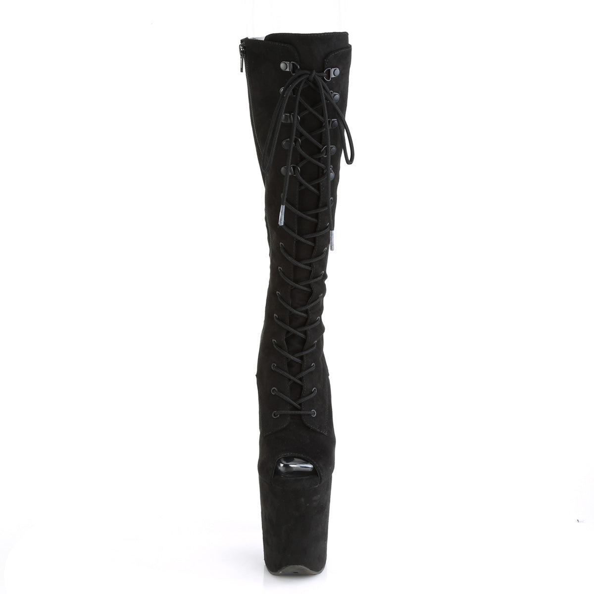 Pleaser Bottes pour femmes FLAMINGO-2051FS BLK FAUX SUDE / BLK FAUX SUDE