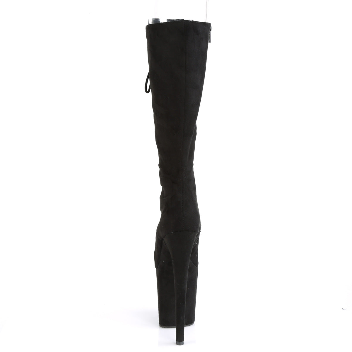 Pleaser Bottes pour femmes FLAMINGO-2051FS BLK FAUX SUDE / BLK FAUX SUDE