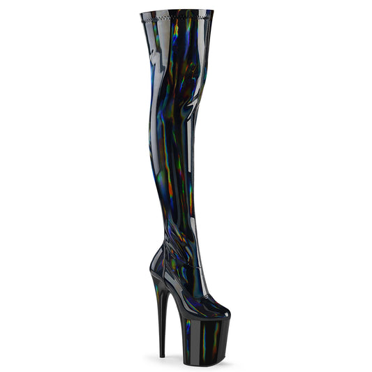 Pleaser   FLAMINGO-3000HWR BLK Str. Run / BLK Running