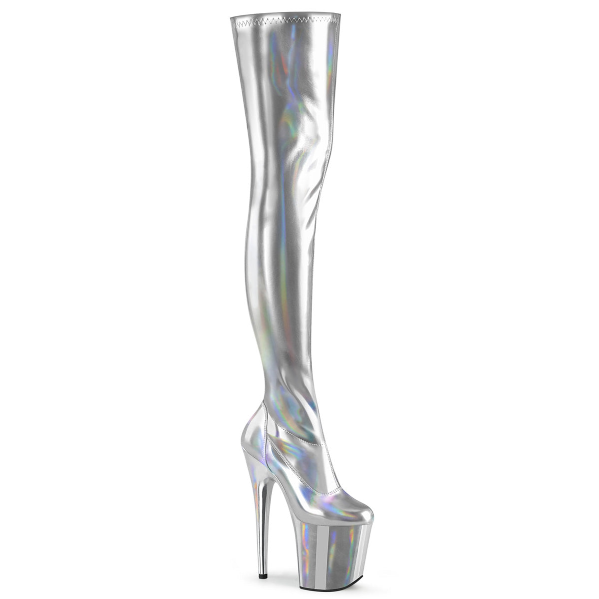 Pleaser   FLAMINGO-3000HWR SLV Str. Holo / slv holo