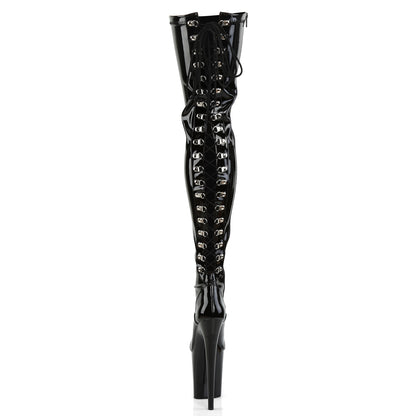 Pleaser Bottes pour femmes FLAMINGO-3063 blk str pat / blk