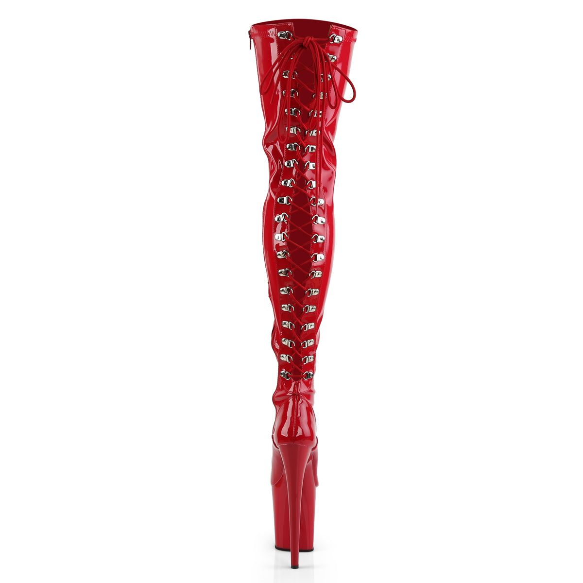 Pleaser Bottes pour femmes FLAMINGO-3063 rouge str pat / rouge