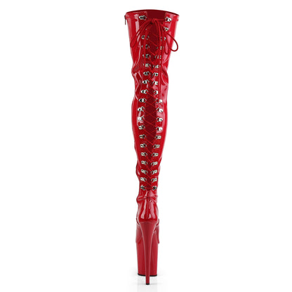 Pleaser Bottes pour femmes FLAMINGO-3063 rouge str pat / rouge