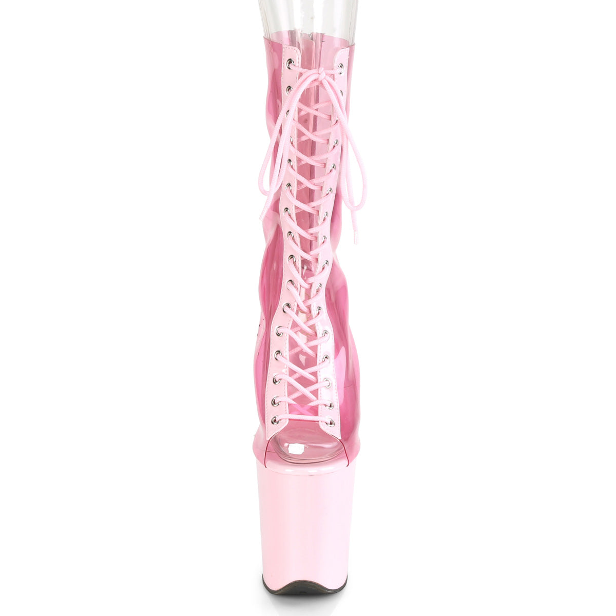 Pleaser Bottines pour femmes FLAMINGO-800-34 B. PVC-B rose. PAT / B. Rose