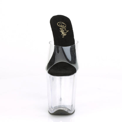 Pleaser Sandales pour femmes FLAMINGO-801 CLR-BLK / CLR