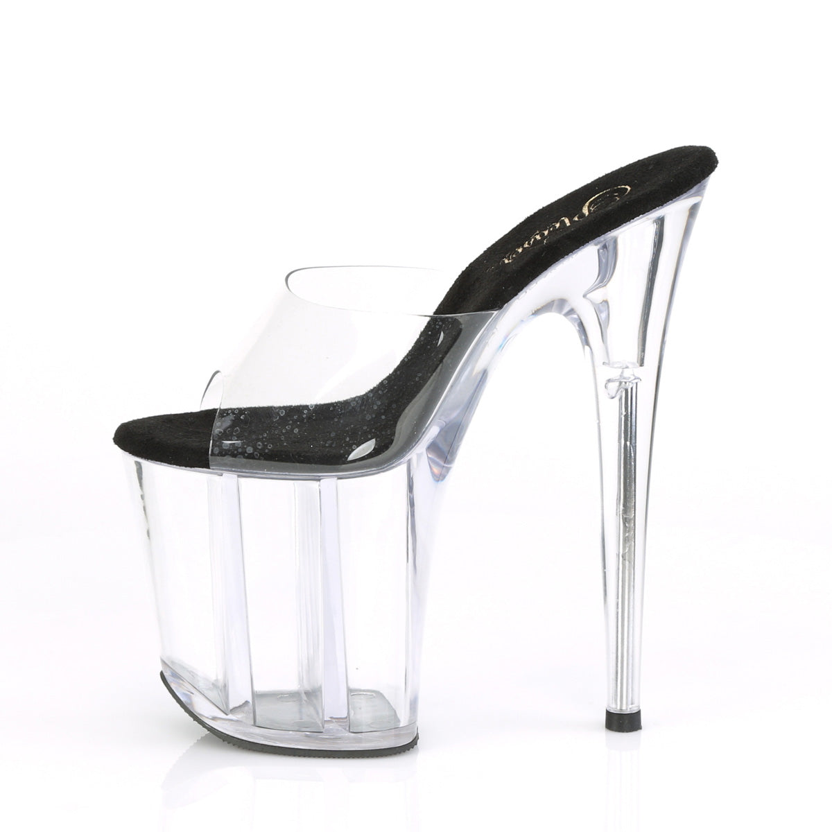 Pleaser Sandales pour femmes FLAMINGO-801 CLR-BLK / CLR