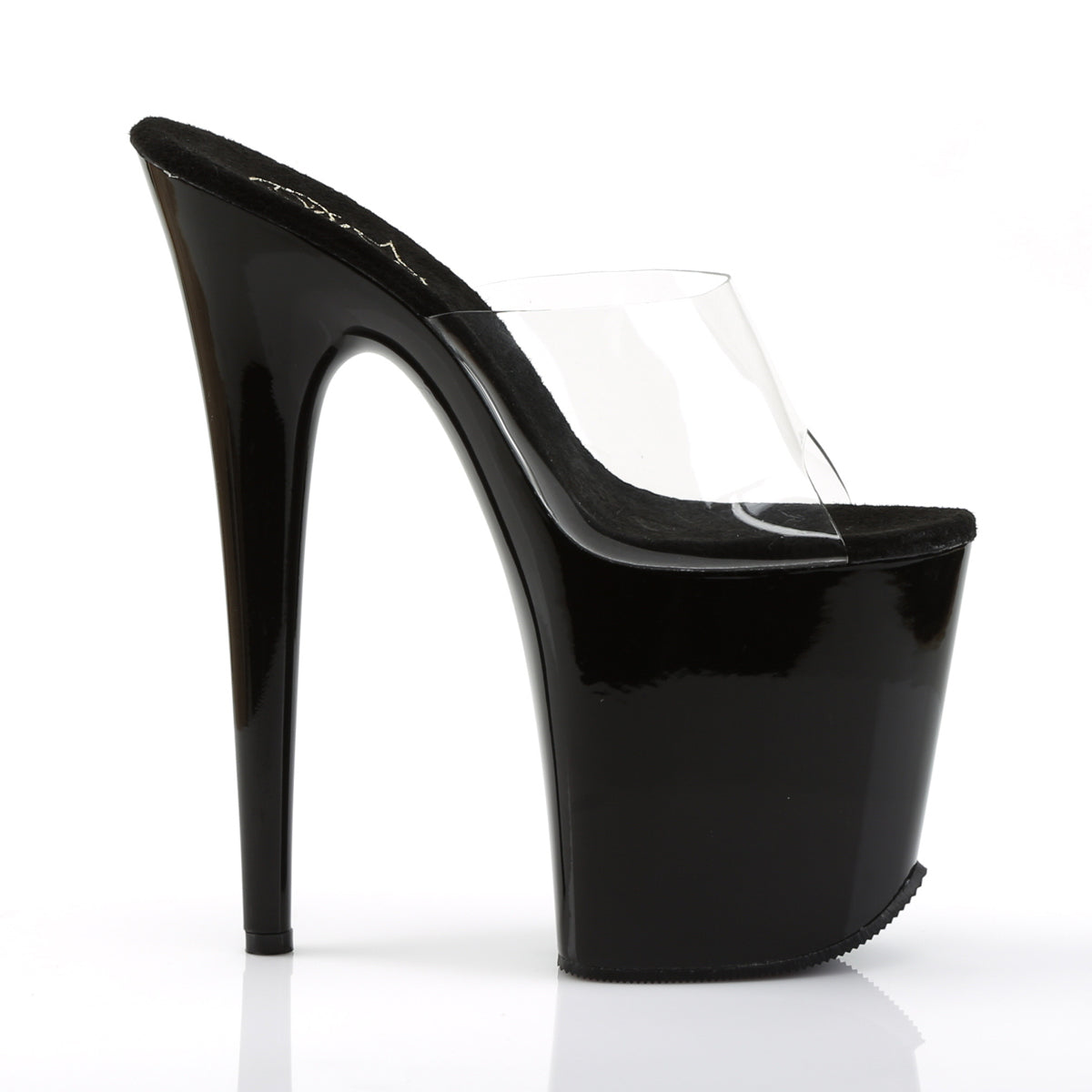 Pleaser Sandales pour femmes FLAMINGO-801 CLR / BLK