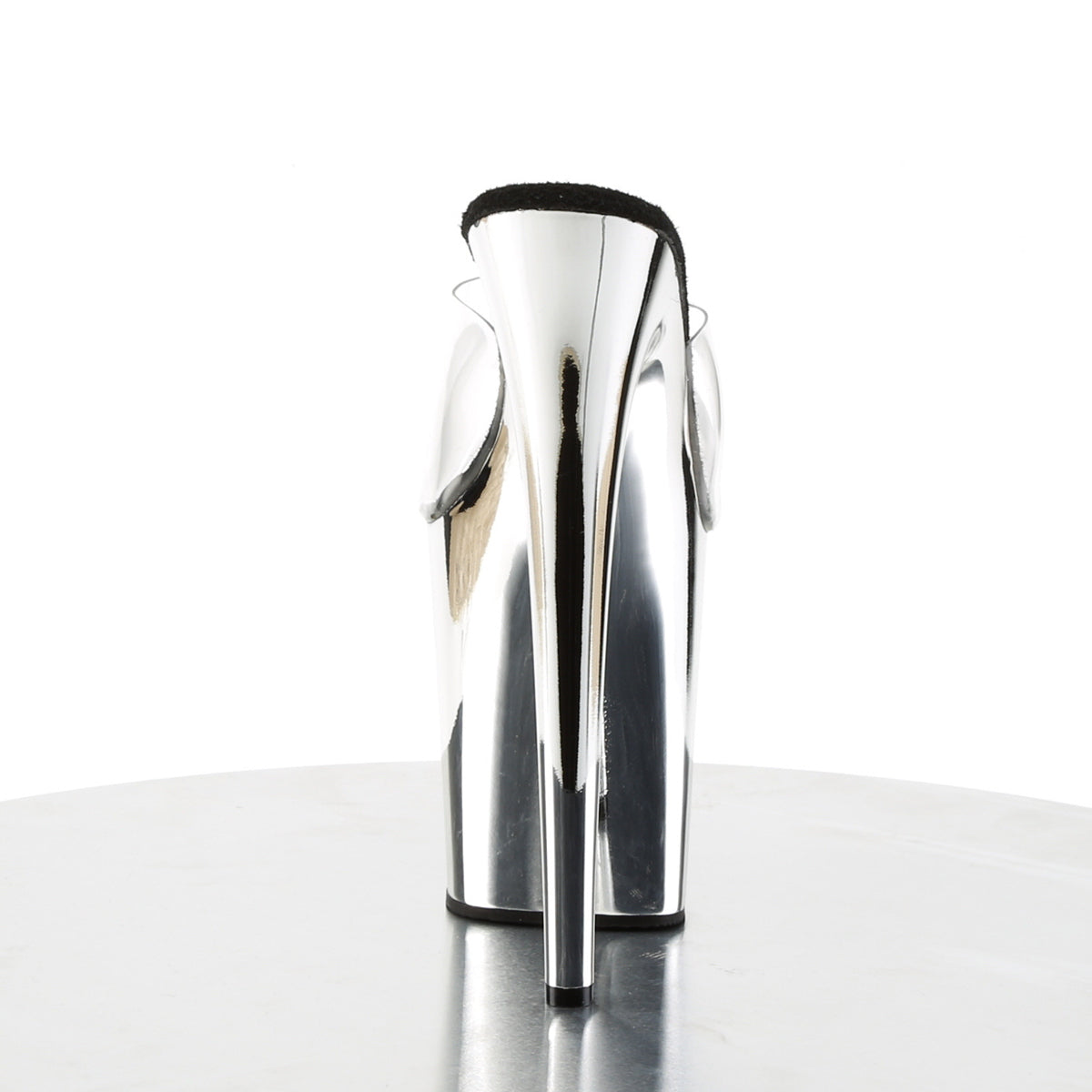 Pleaser Sandales pour femmes FLAMINGO-801 CLR / SLV Chrome