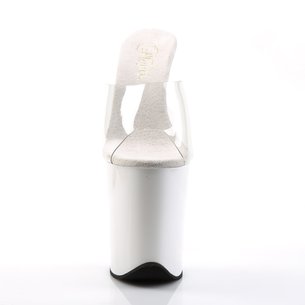 Pleaser Sandales pour femmes FLAMINGO-801 CLR / WHT