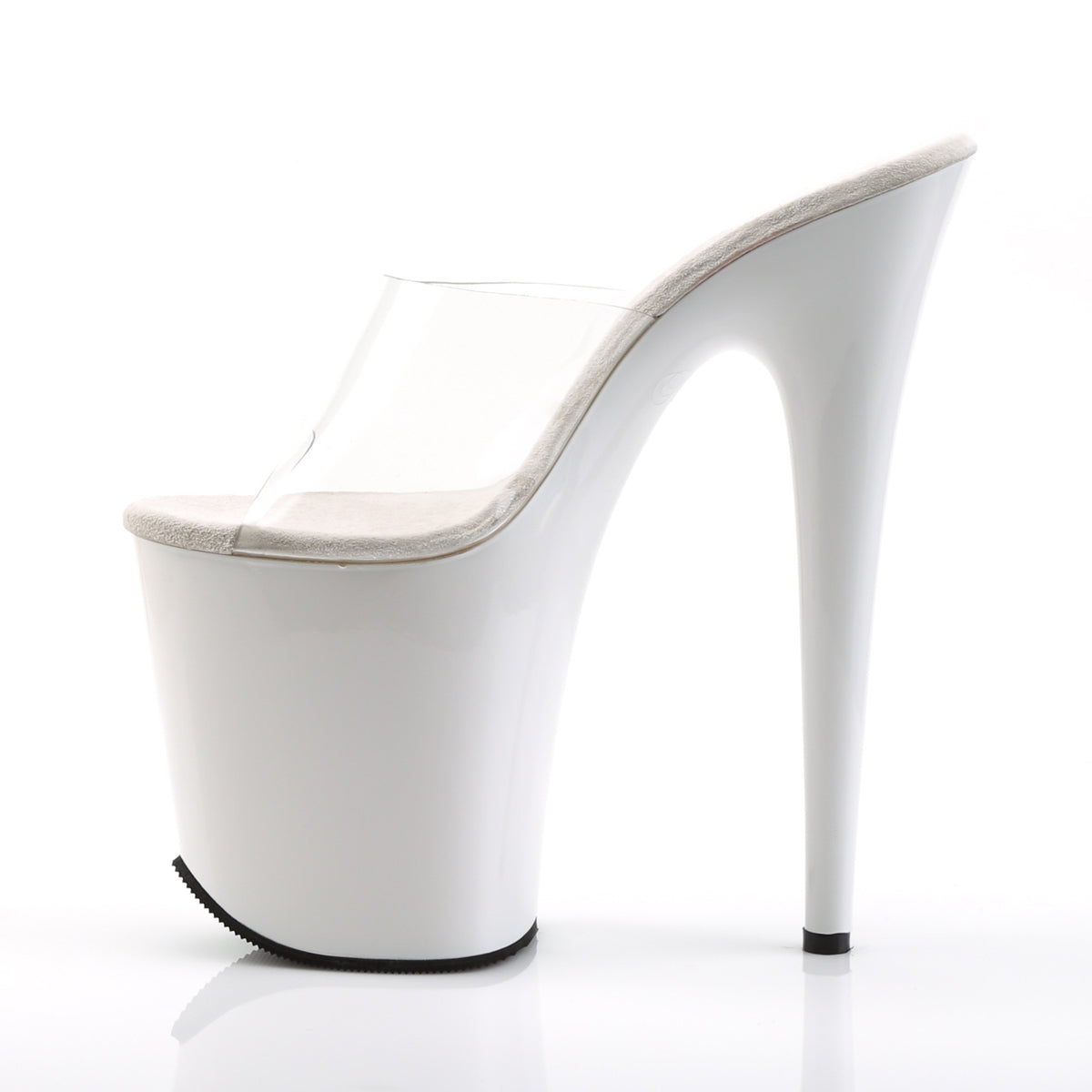 Pleaser Sandales pour femmes FLAMINGO-801 CLR / WHT
