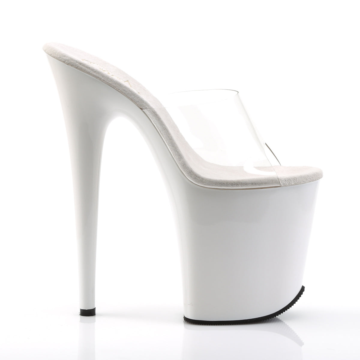 Pleaser Sandales pour femmes FLAMINGO-801 CLR / WHT