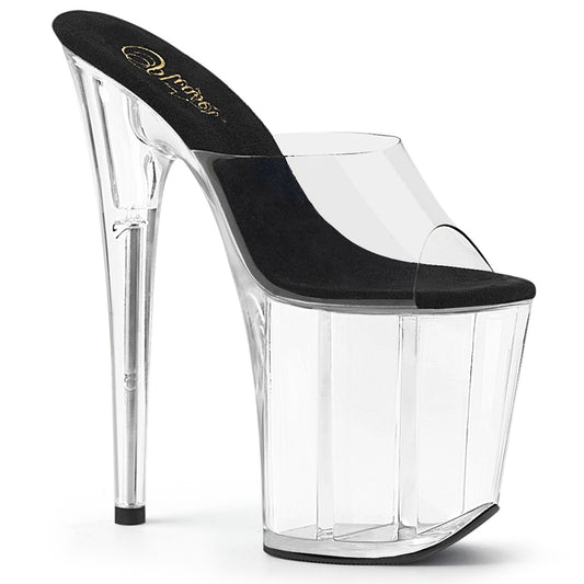 Pleaser Sandales pour femmes FLAMINGO-801 CLR-BLK / CLR