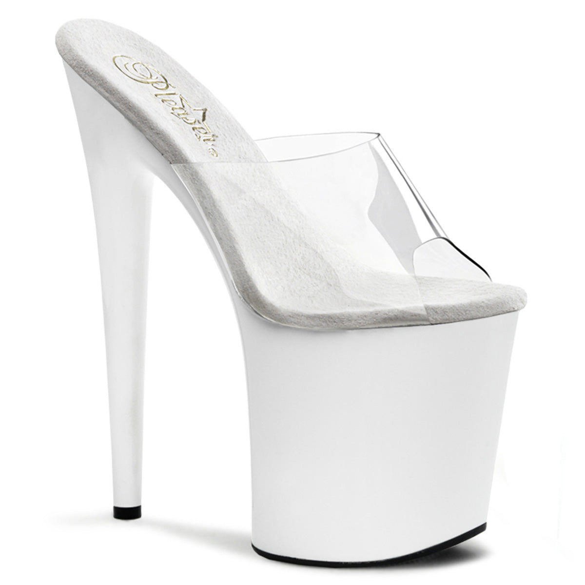 Pleaser Sandales pour femmes FLAMINGO-801 CLR / WHT