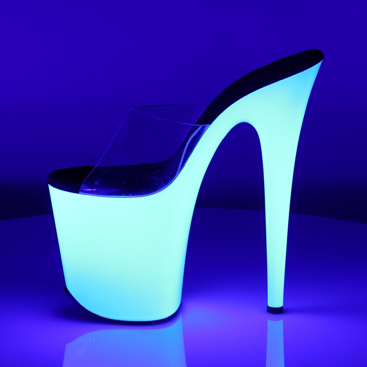 Pleaser Sandales pour femmes FLAMINGO-801udu CLR / NEON WHT