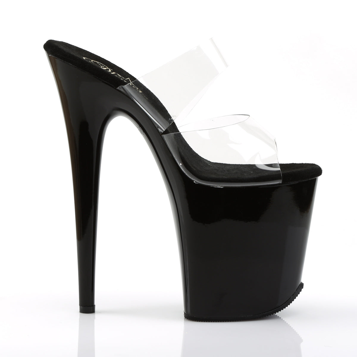 Pleaser Sandales pour femmes FLAMINGO-802 CLR / BLK