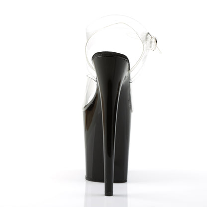 Pleaser Sandales pour femmes FLAMINGO-808 CLR / BLK