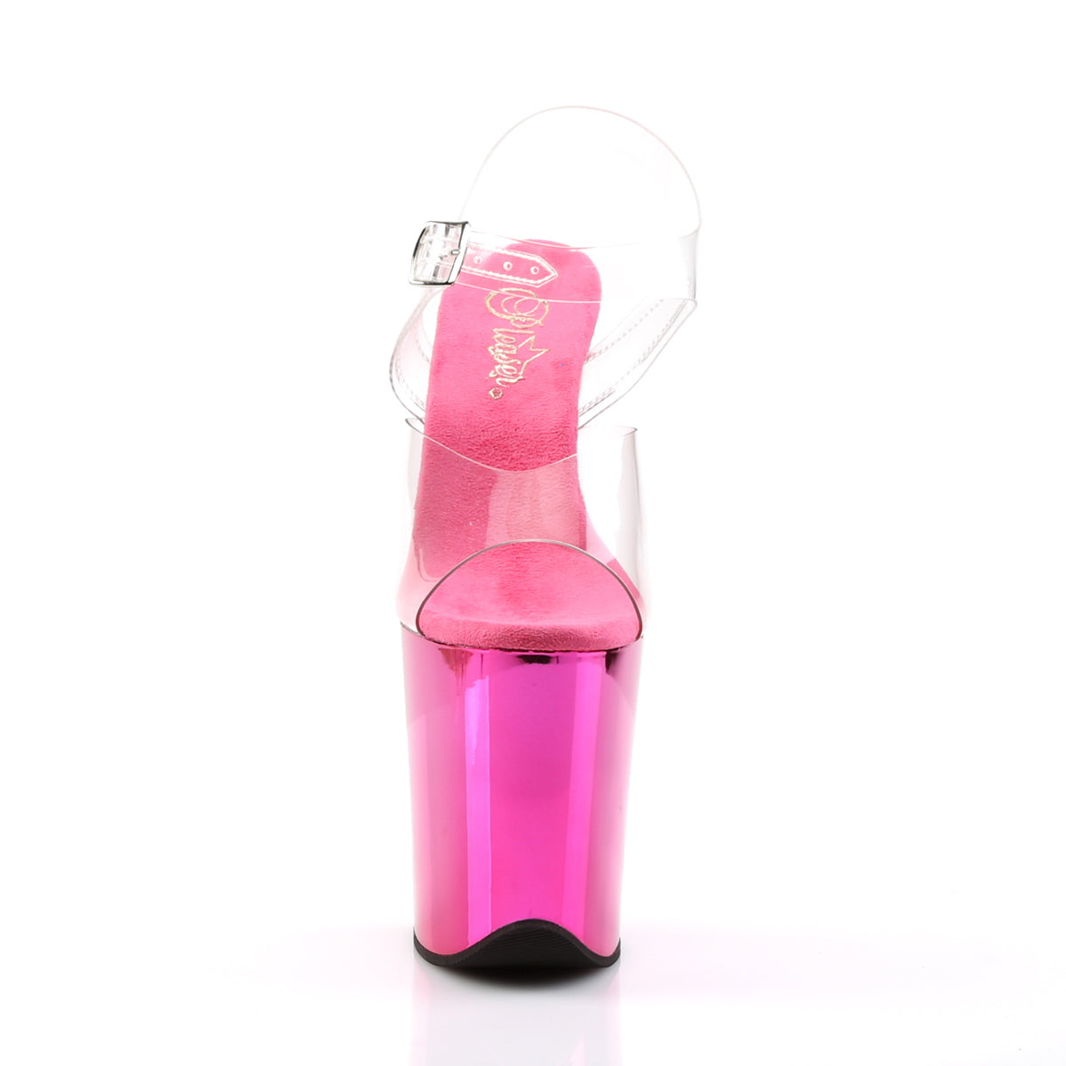 Pleaser Sandales pour femmes FLAMINGO-808 CLR / H. Chrome rose