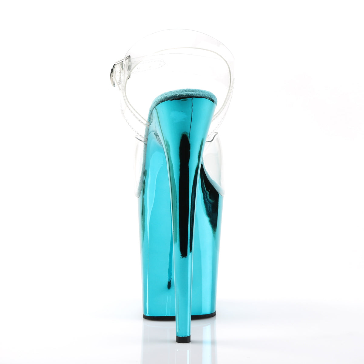Pleaser Sandales pour femmes FLAMINGO-808 chrome CLR / turquoise