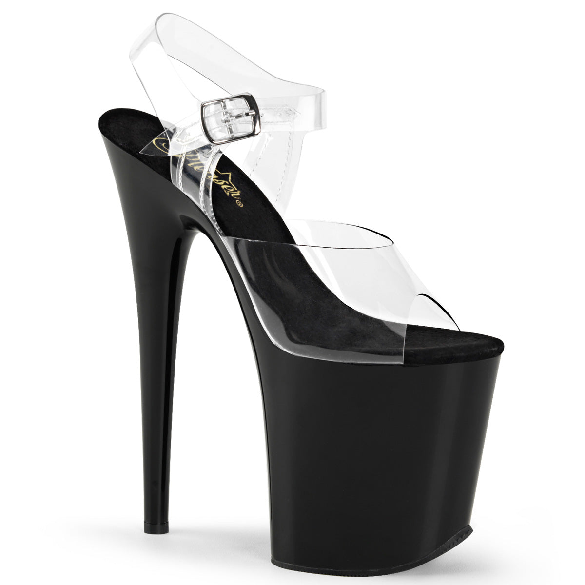 Pleaser Sandales pour femmes FLAMINGO-808 CLR / BLK