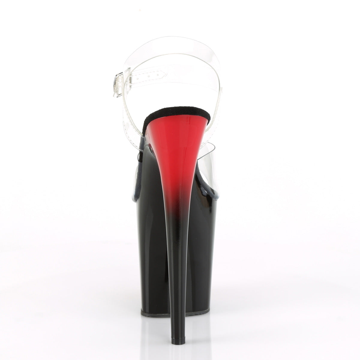 Pleaser Sandales pour femmes FLAMINGO-808br CLR / RED-BLK