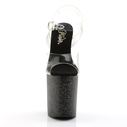 Pleaser Sandales pour femmes FLAMINGO-808mg CLR / BLK