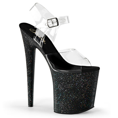 Pleaser Sandales pour femmes FLAMINGO-808mg CLR / BLK