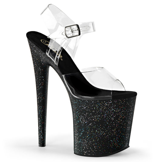 Pleaser Sandales pour femmes FLAMINGO-808mg CLR / BLK