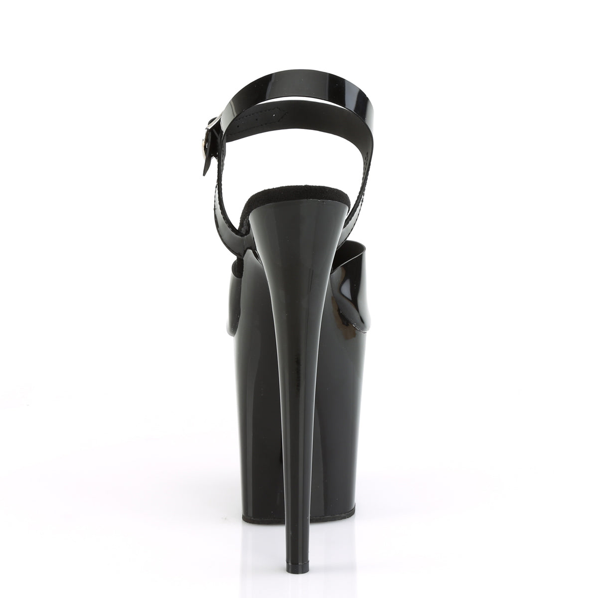 Pleaser Sandales pour femmes FLAMINGO-808n BLK (gelée) TPU / BLK