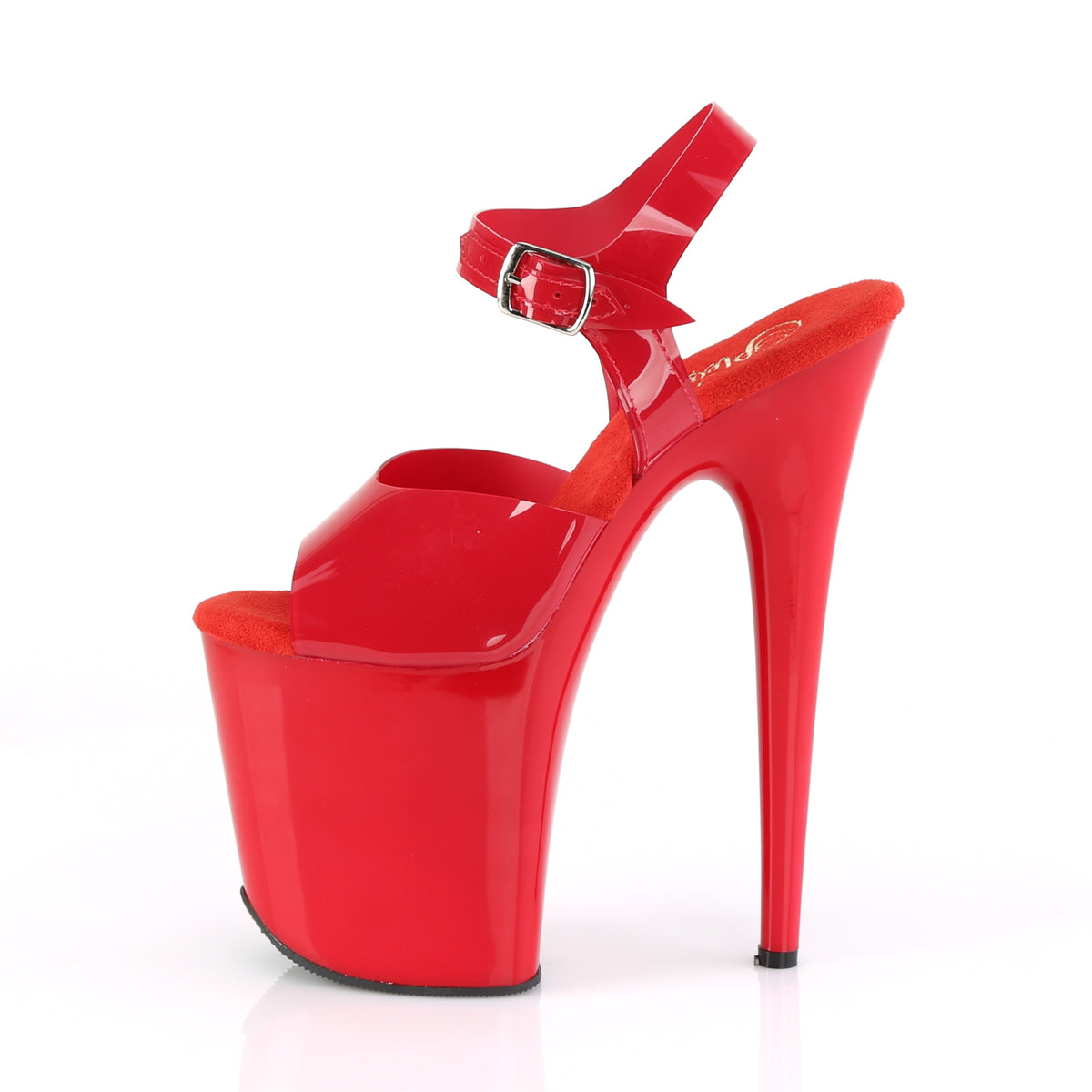 Pleaser Sandales pour femmes FLAMINGO-808n rouge rouge (gelée) TPU / rouge