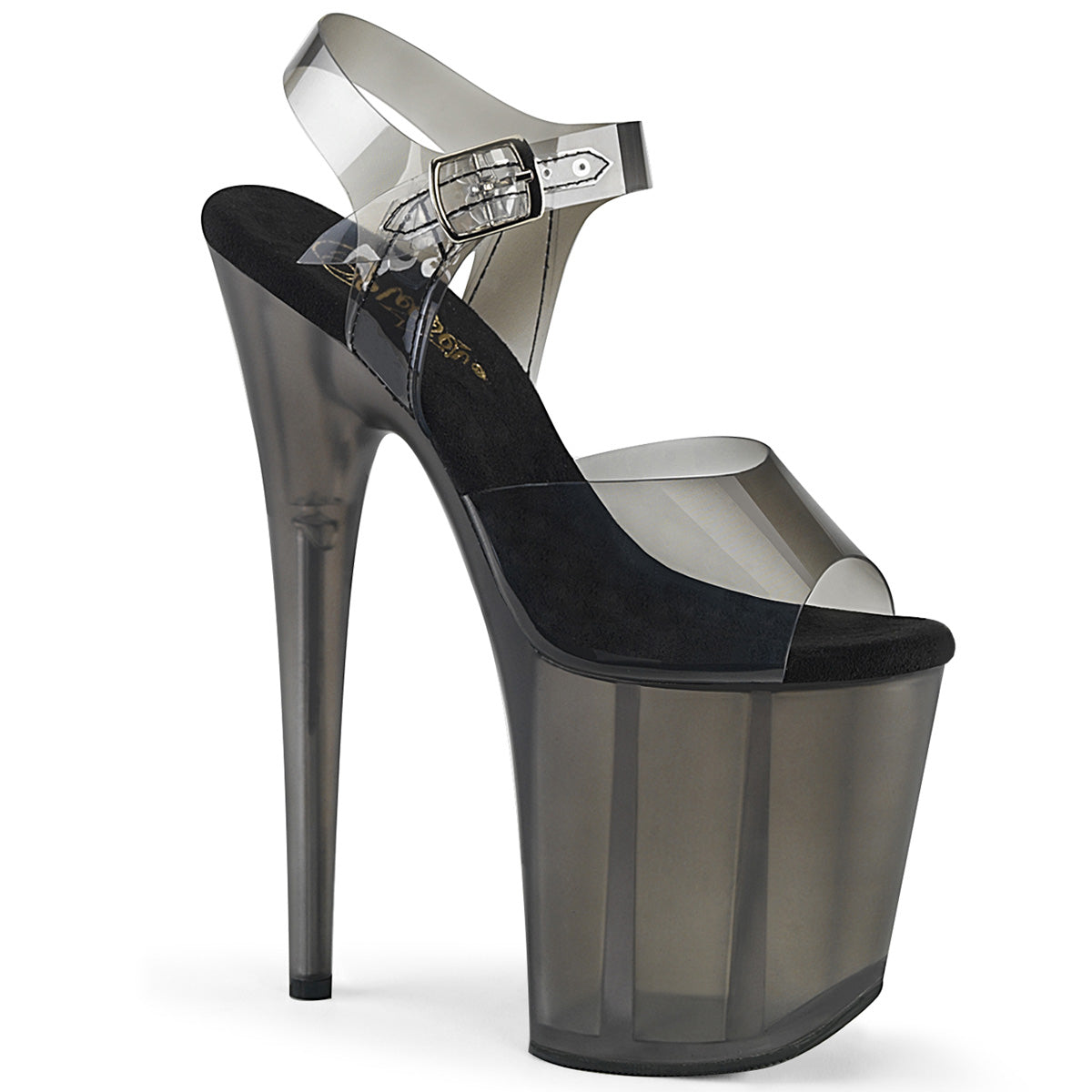 Pleaser Sandales pour femmes FLAMINGOTPU à gradient -808n-T BLK TPU / fumée teinté