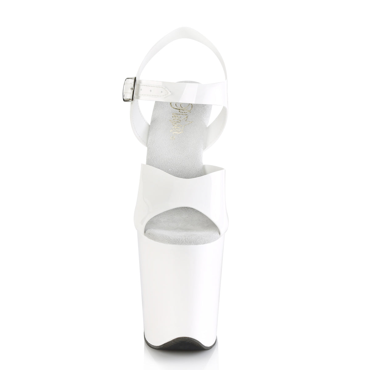Pleaser Sandales pour femmes FLAMINGO-808n wht (gelée) TPU / WHT