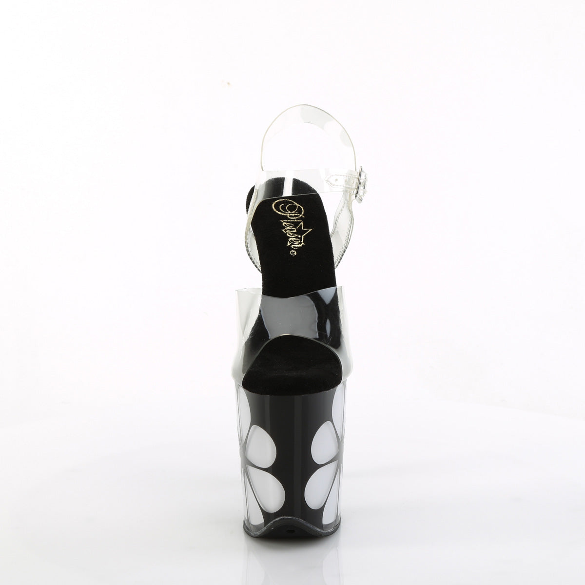 Pleaser  Des sandales FLAMINGO-808NLHS CLR / BLK-Multi
