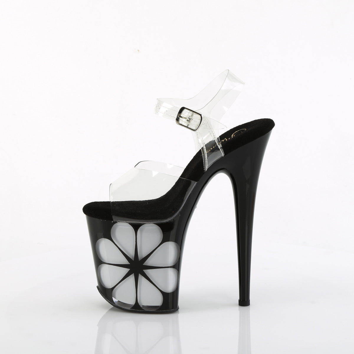 Pleaser  Des sandales FLAMINGO-808NLHS CLR / BLK-Multi